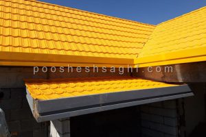 انواع پوشش سقف شیبدار فلزی