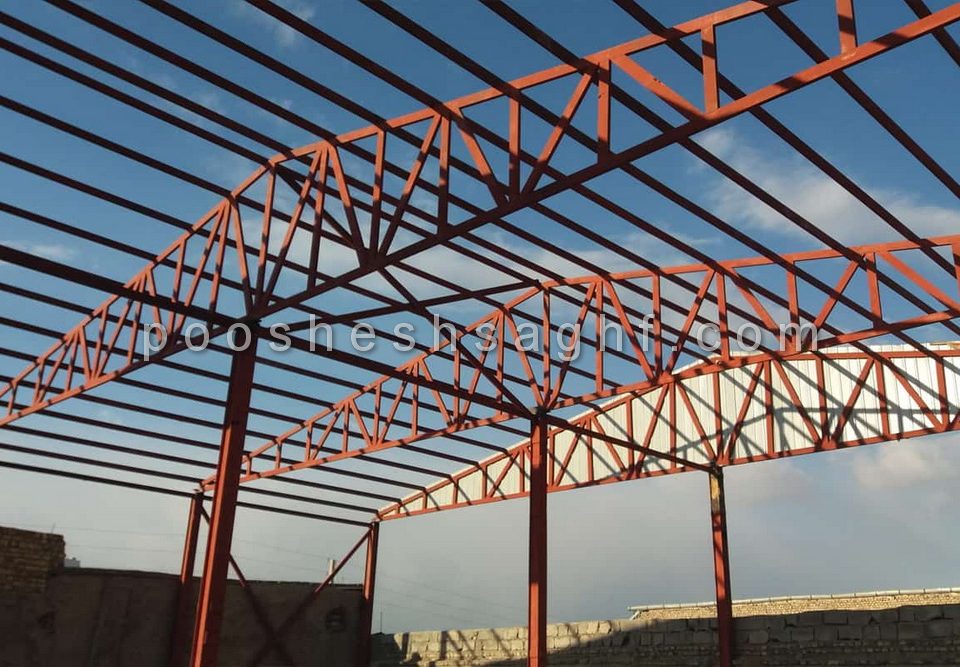 ساخت سقف خرپا (1)